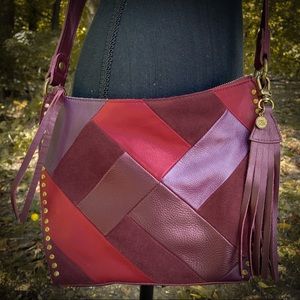 The Sak Silverlake Retro Patchwork Crossbody Boho Bag Purse